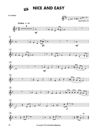 Easy Swing pop - Volume 3 - Clarinet / Saxo - Fons van Gorp